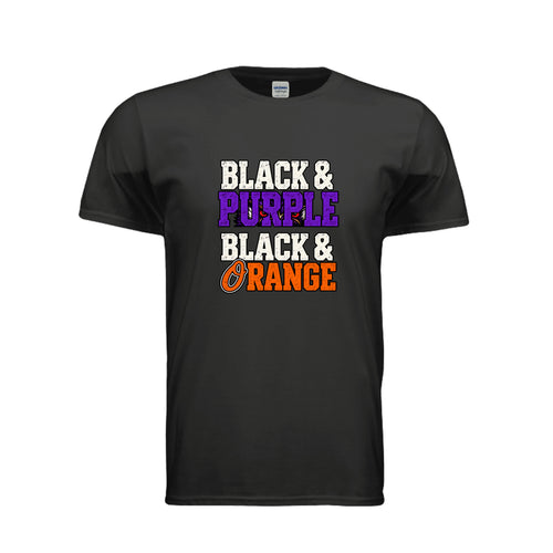 Baltimore sports fan shirt in black by After the Bell Apparel Co.