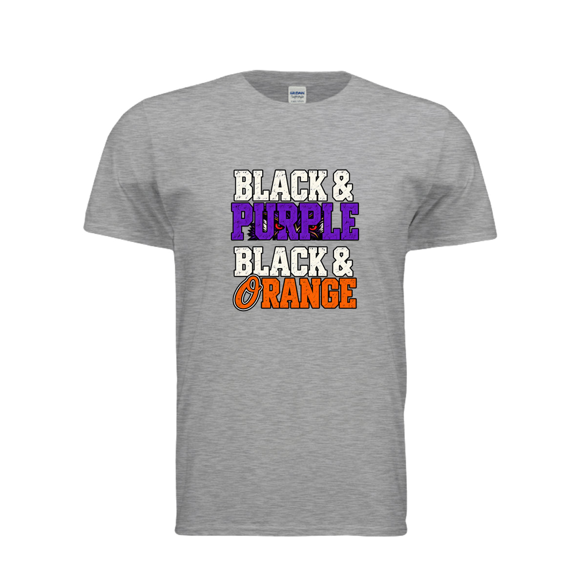 Baltimore sports fan shirt in sport grey by After the Bell Apparel Co.