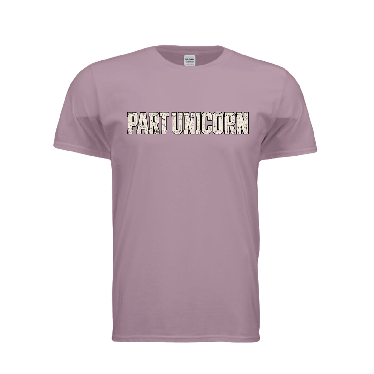 Part Unicorn funny graphic shirt in paragon by After the Bell Apparel Co. 